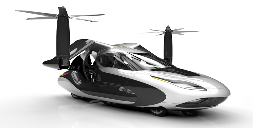 TF-X - новая разработка летающего автомобиля компании Terrafugia